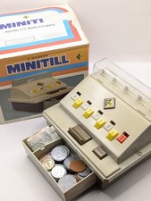 Vintage Boxed Casdon mini Shop Plastic Toy Till Made In England