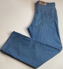 Vintage Levis Action Jeans Mens 36x30 Blue Denim Brown Tab 90's Made In USA