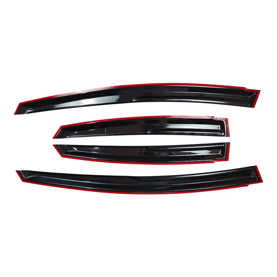 PARA TOYOTA PRIUS 2010-2015 ONDULADO ESTILO 3D VENTANA AHUMADA VISERA VENTILACIÓN PANTALLA EE. UU. Foto 2 de 4