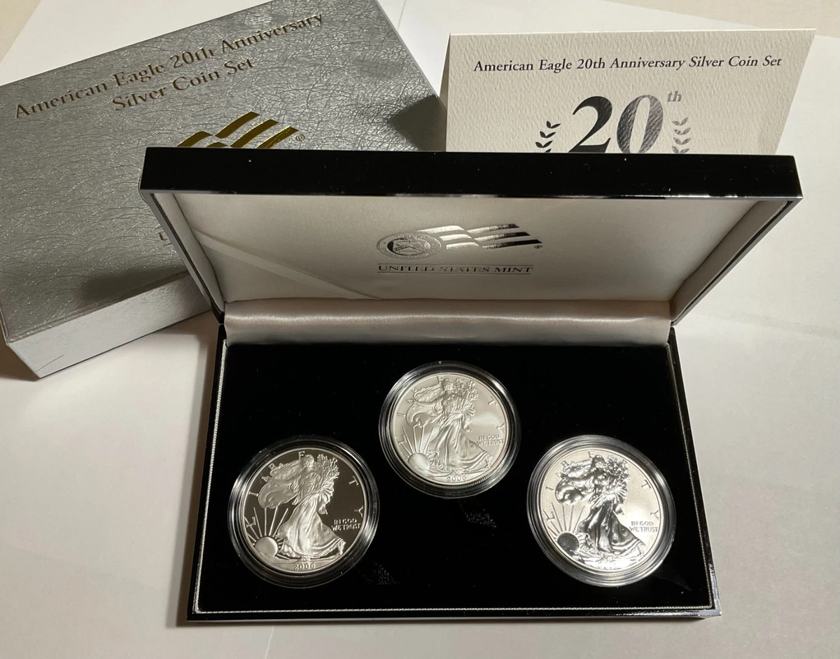 2006 Silver Eagle 3 Coin Set for sale | eBay