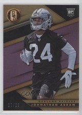 2019 Panini Gold Standard Rookies Rose Gold 7/25 Johnathan Abram #155 7m3