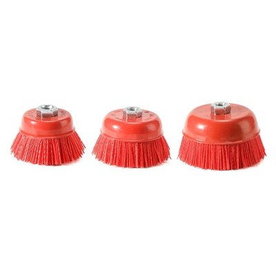1PC Nylon Cup Brush 3''/4''/5 Abrasive Wire Wheel Brush for Drill Rotary Tool