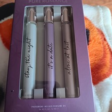 Pure Romance Limited edition Pheromone infused perfume oil trio new Christmas