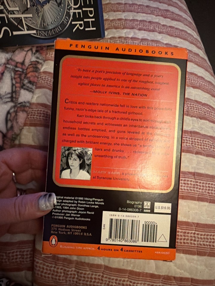 The Liar's Club: A Memoir by Mary Karr Audiobook 4 Cassettes Abridged ...