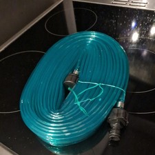 Relaxdays Irrigation Hose, Flat Watering Hose, For Garden, With Holes For Sprin