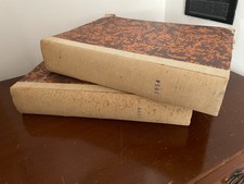 Due volumi rilegati LA DOMENICA DEL CORRIERE annate cpmplete 1953 & 1954