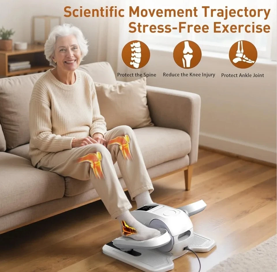 Under Desk Elliptical Exercise Machine,Ellipse Leg Exerciser as Seen on TV,12... - Image 2 of 4