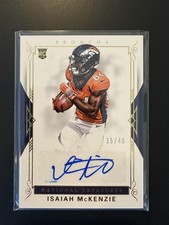 Isaiah McKenzie 2017 Panini National Treasures #138 /49,AU TYJ
