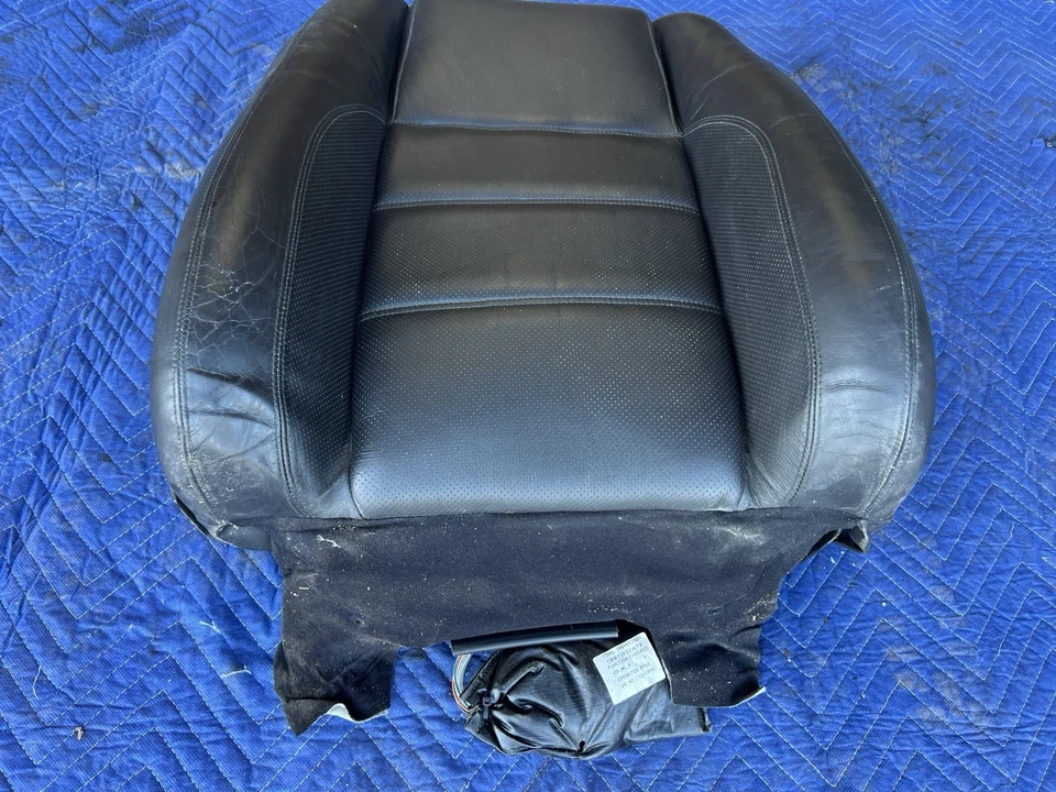 Cojín de asiento superior delantero negro para pasajero Jaguar XJR XJ X308 1998-2003 FABRICANTE DE EQUIPOS ORIGINALES #4796E Foto 2 de 4