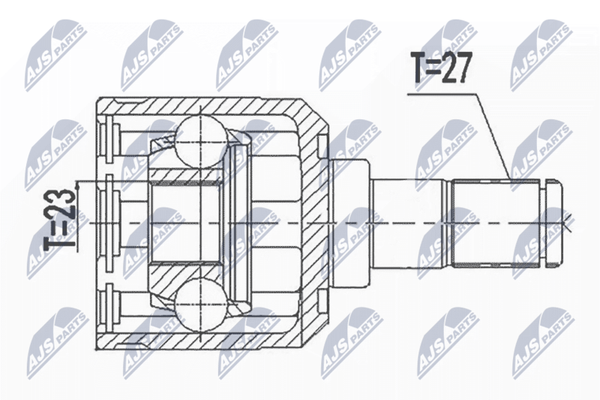 Nty Gelenksatz, Antriebswelle NPW-HY-596 FüR Hyundai-image