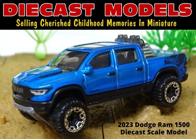 2023 DODGE RAM 1500 PICK-UP TRUCK; NEUE HOT WHEELS MASSSTAB 1:64 DIECAST MODELLAUTO