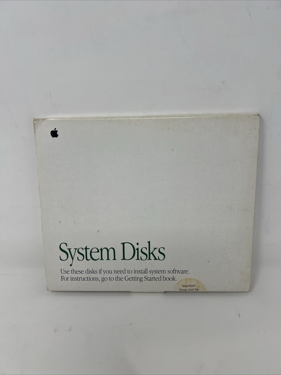 Apple Macintosh System Floppy Disks for Fonts, Tidbits and