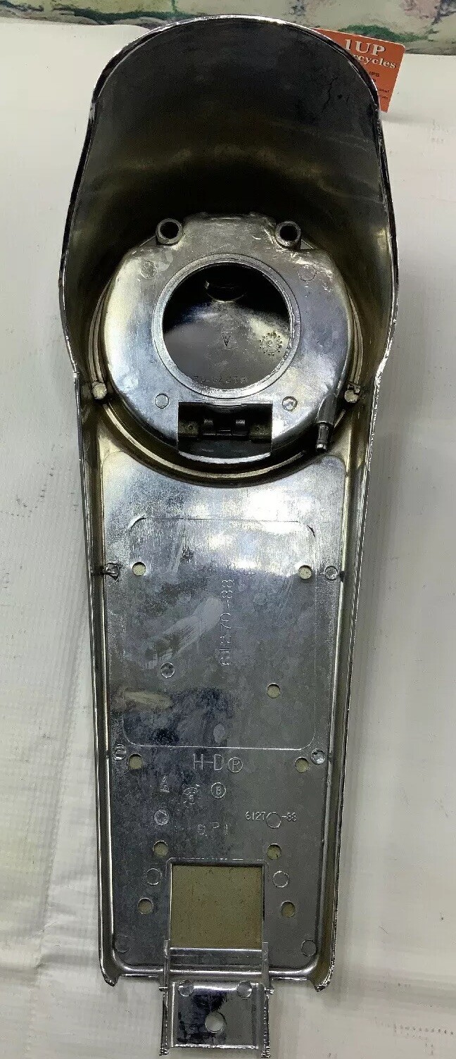 Harley Davidson Fuel Tank Console 6127088 Electra Glide Chrome [U2