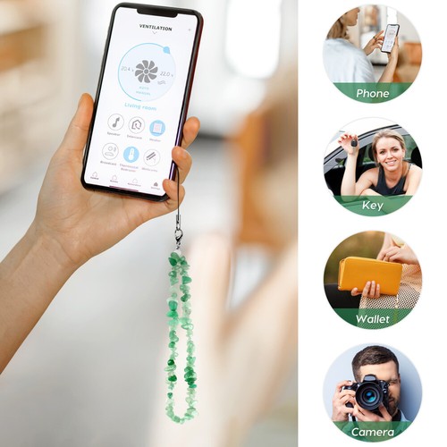 Chain Beaded Cell Phone Lanyard Charms Strap Crystals - 第 5/11 張圖片