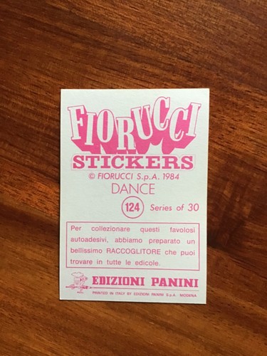 STICKERS FIORUCCI 1984 - con Velina - Foto 95 di 141