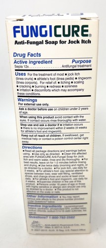 Fungicure Anti-Fungal Therapeutic Soap for Jock Itch, 6 oz - Picture 2 of 3