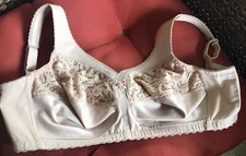 GLAMORISE 1001 38C MAGIC LIFT WIRE FREE COTTON BLEND BEIGE BRA! ACTIVE SUPPORT!