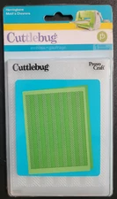 CUTTLEBUG  Provo Craft Herringbone A2 Embossing Folder 37-1915