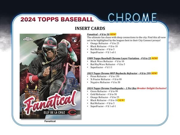 2024 Topps Chrome Baseball Hobby box | eBay 2024 Topps Chrome Baseball Hobby box | eBay