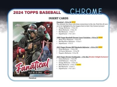 2024 Topps Chrome Baseball Hobby box | eBay 2024 Topps Chrome Baseball Hobby box | eBay