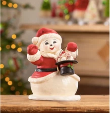 Bethany Lowe Christmas Frosty Claus Snowman With Bucket New 2024 TD3172