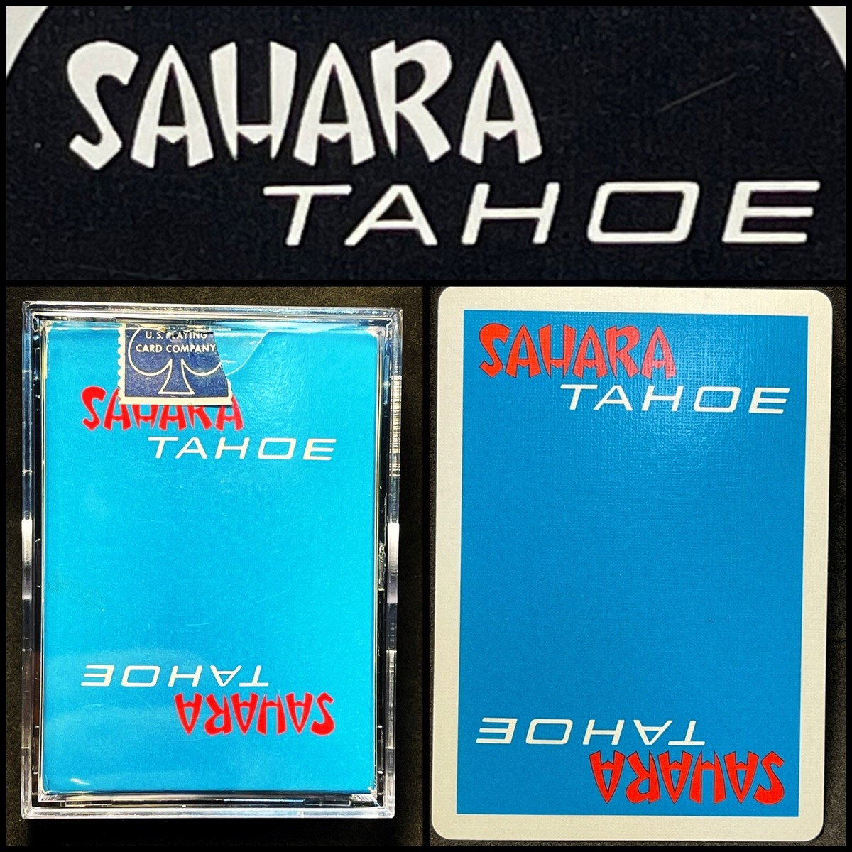 High Grade Sahara Playing Cards Nr Mint Tahoe Casino Blue High Grade Sahara Playing Cards Nr Mint Tahoe Casino Blue