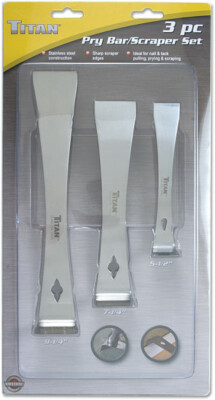 Titan 17007 Pry Bar & Scraper 3pc Set