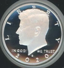 2020-S Kennedy Half Dollar .999 Silver Proof Gem Cameo