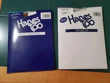 Pantyhose Vntg 1997 Hanes Too Control Top Barely There Size EF Style 116 & H62 2