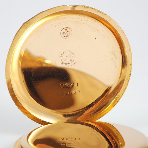 A. Lange & Söhne Taschenuhr in 18ct Roségold - Alter um 1912 - Bild 7 von 11