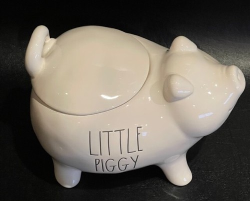 Rae Dunn LITTLE PIGGY Pig Canister. - Picture 3 of 6