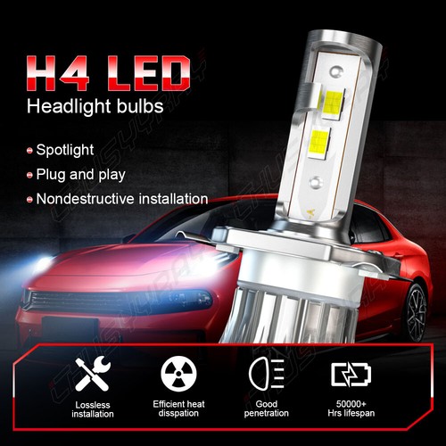 2x H4 9003 LED Headlight Kit Globes Bulbs Hi/Low Beam For Toyota HiAce 2005-2018 - Picture 3 of 16