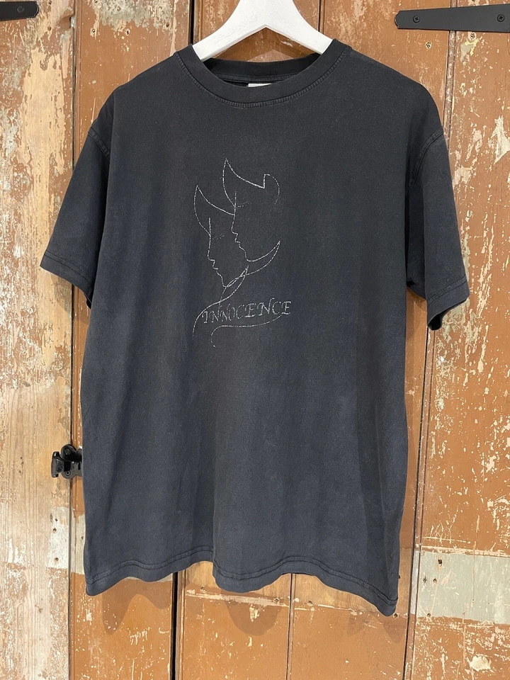 James & Nicholson Round-T Heavy T-Shirt Top Men's Size Medium Cotton Black - Image 3 of 4