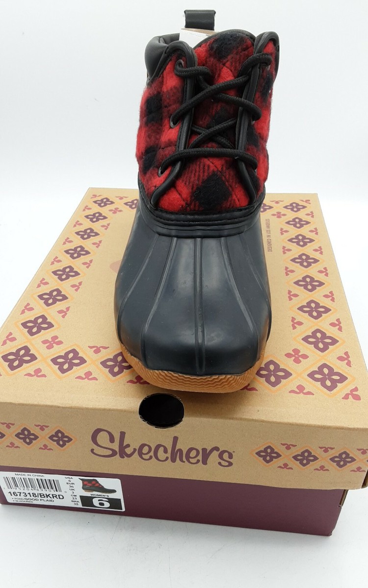 Sketcher's LADIES Winter Boots Good Plaid Size 6 | eBay