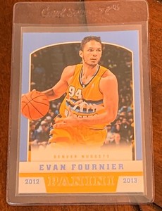 2012-13 Panini #253 EVAN FOURNIER Rookie RC 🏀 Basketball 🏀NUGGETS🏀 Free Ship