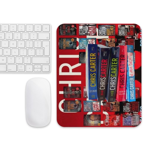 Chris Carter - Mouse Pad NEW 9.5" x 7.75" and Bookmark - Foto 2 di 6