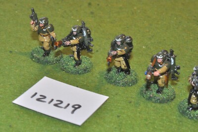 28mm Sci Fi 40k - Cadian 5 Figuren Spezialwaffen Imperial Guard Warhammer (121219)
