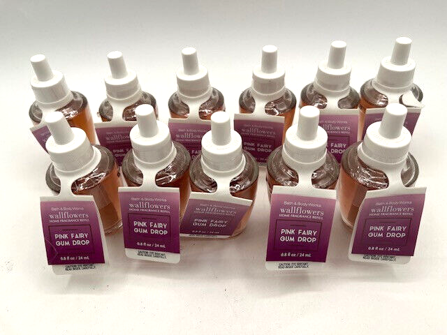 x11 Bath & Body Works Pink Fairy Gumdrop Wallflower Refill Bulb Lot