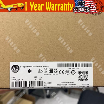 Allen-Bradley 5069-AENTR SER A Compact 5000 EtherNet/IP Adapter US Free Tax