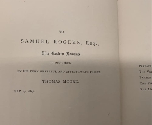 Rare Old LALLA ROOKH AN ORIENTAL ROMANCE Book 1890 Frederick A Stokes Company - Picture 13 of 18
