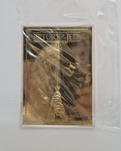 STAR WARS Trilogy (Set of 3) 23 Karat GOLD MOVIE POSTER GOLD CARD From 1996 - Picture 7 of 8