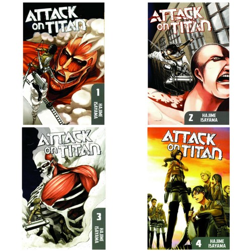 ATTACK ON TITAN Manga de Hajime Isayama Vol 1-34 FINAL Cómic Inglés - Imagen 3 de 10