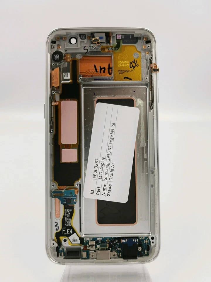 Pantalla LCD Samsung GENUINA para Galaxy S7 Edge SM-G935 Blanca A+ 237 Foto 3 de 3