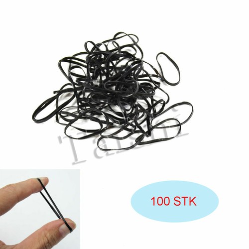 100 piezas para mujer corbatas elásticas con soporte para cola de caballo MINI correas para el cabello - Imagen 2 de 5