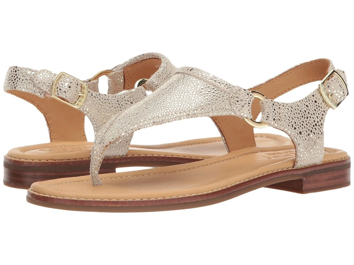 Sperry Top-Sider Women's Abbey Platinum Sandal Size 6
