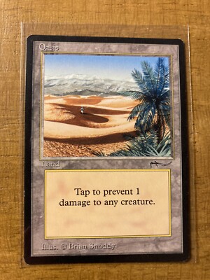 MTG✨OASIS✨Arabian Nights NM/MINT 1993 UNCOMMON Land B. Snoddy