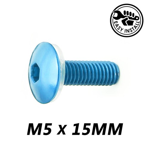 Blue Motorcycle Windscreen Bolts Screws 8pcs For Suzuki SV 650X 2019-2023 22 21 - Picture 2 of 4