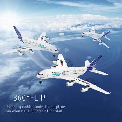Wltoys XK A120 Aircar A380 Model Plane 3CH EPP 2.4G RC Airplane for Kids T6I2 - Picture 6 of 16
