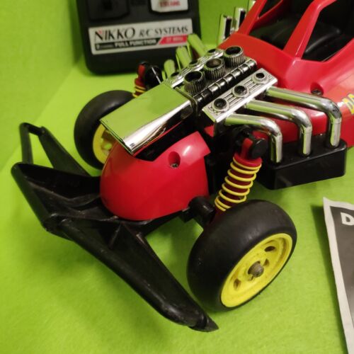 NIKKO DRAGO DRAGSTER VINTAGE ORIGINALE MACCHININA RADIOCOMANDATA RC ANNI 80 🔺🔺 - Bild 18 von 24
