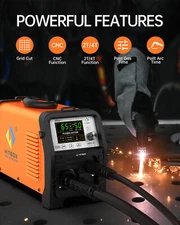 65A Non HF Cutting Machine Non-Touch Pilot Arc Digital Plasma Cutter 110/220V